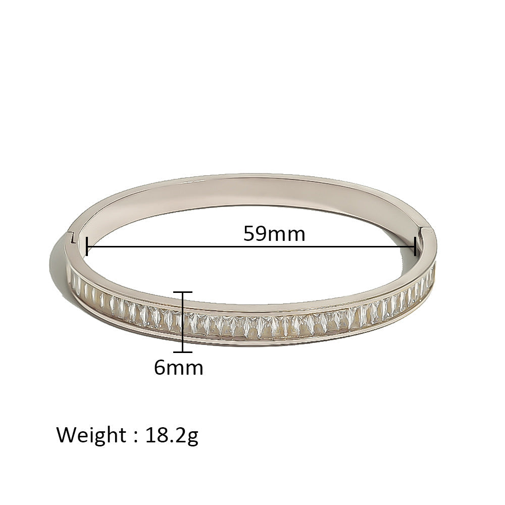 Women's Stainless Steel Electroplated Eight Awn Star Flower Geometric Bracelets
