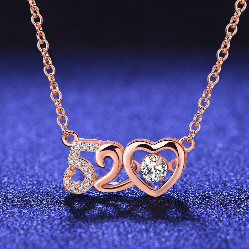 Streaming On Sier Eight Hearts Arrows High Imitation Color Pendant