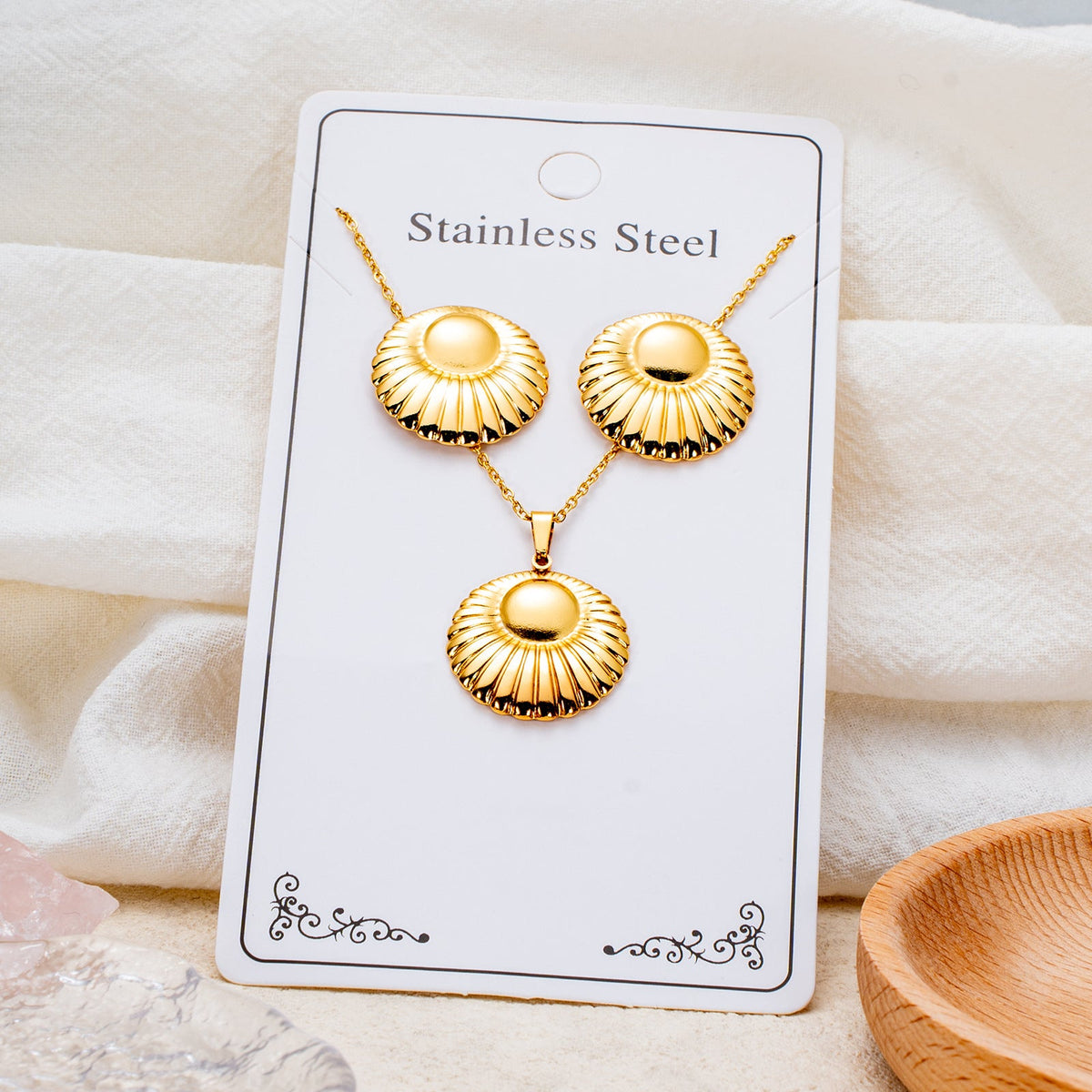 Best-selling Fashion Personality Stainless Steel Variety Of Jewelry Set