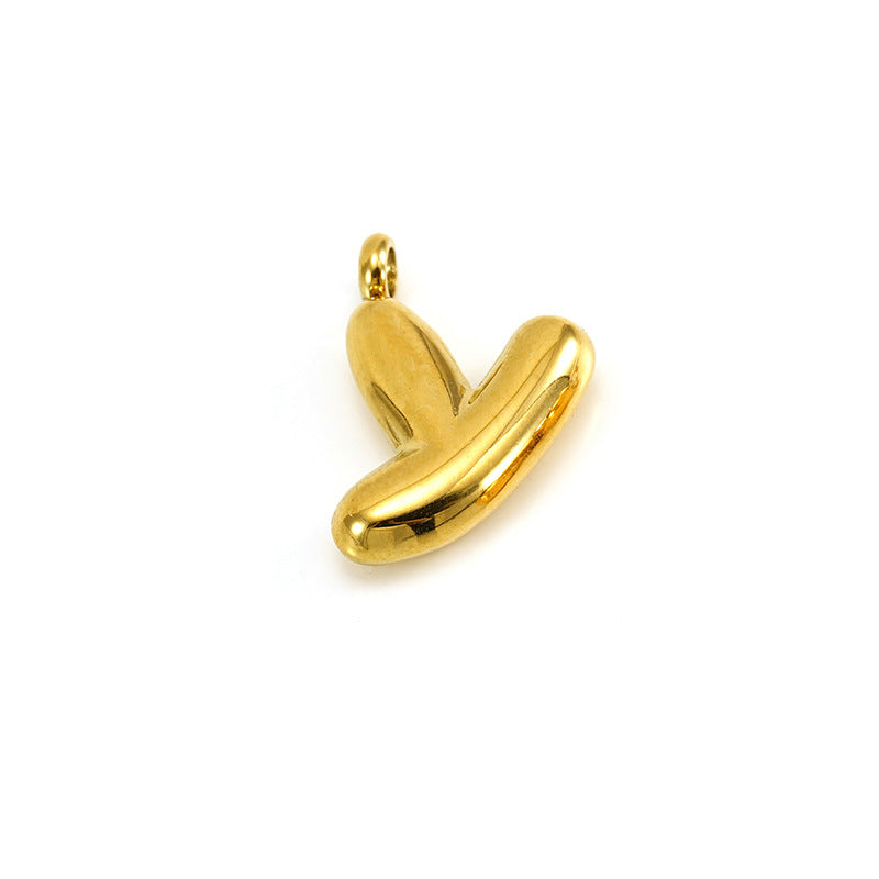 Stainless Steel Fashion Letter Titanium Letters Pendant