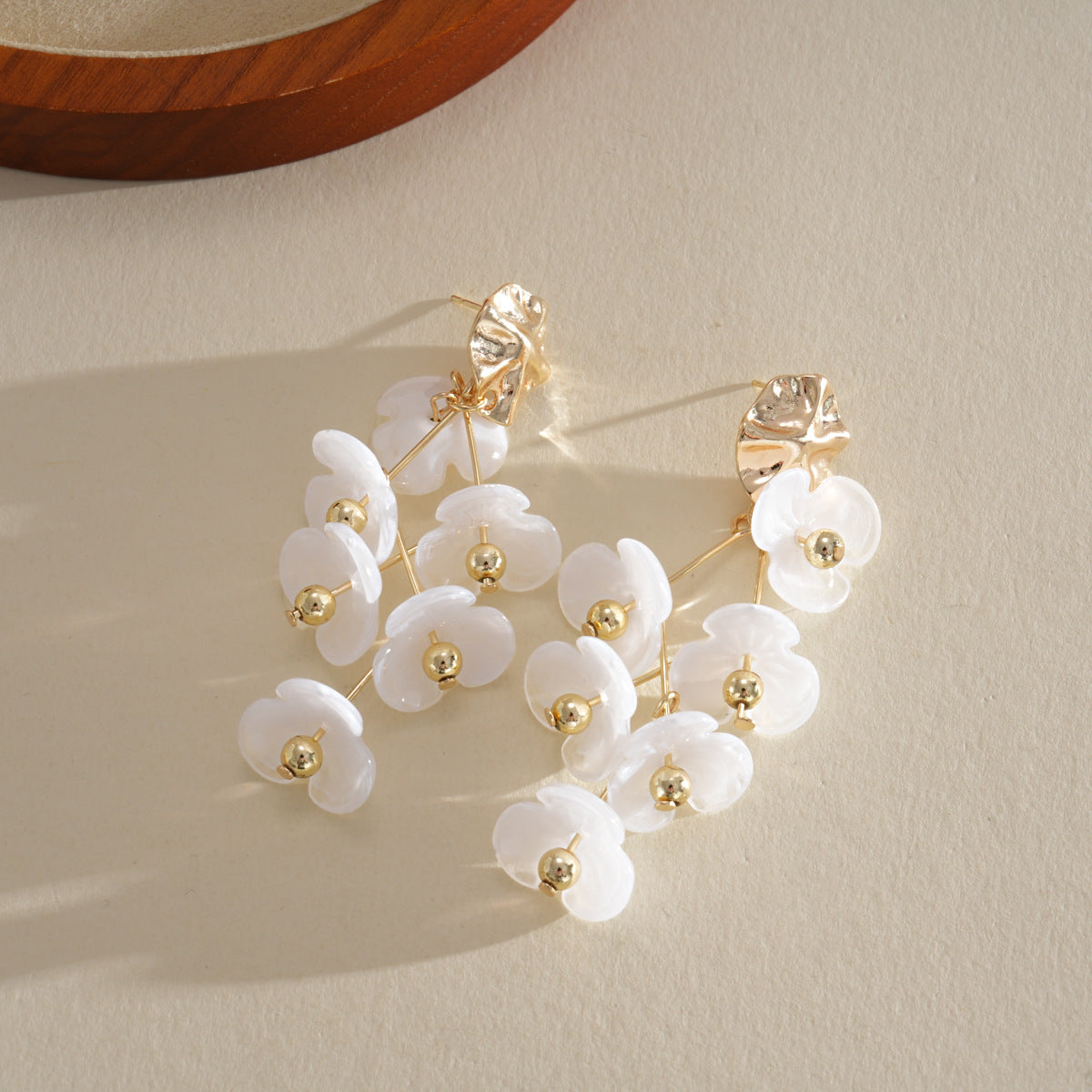 Acrylic Beaded Love Fashion Trend Clavicle Chain Vacation Jewelry Set