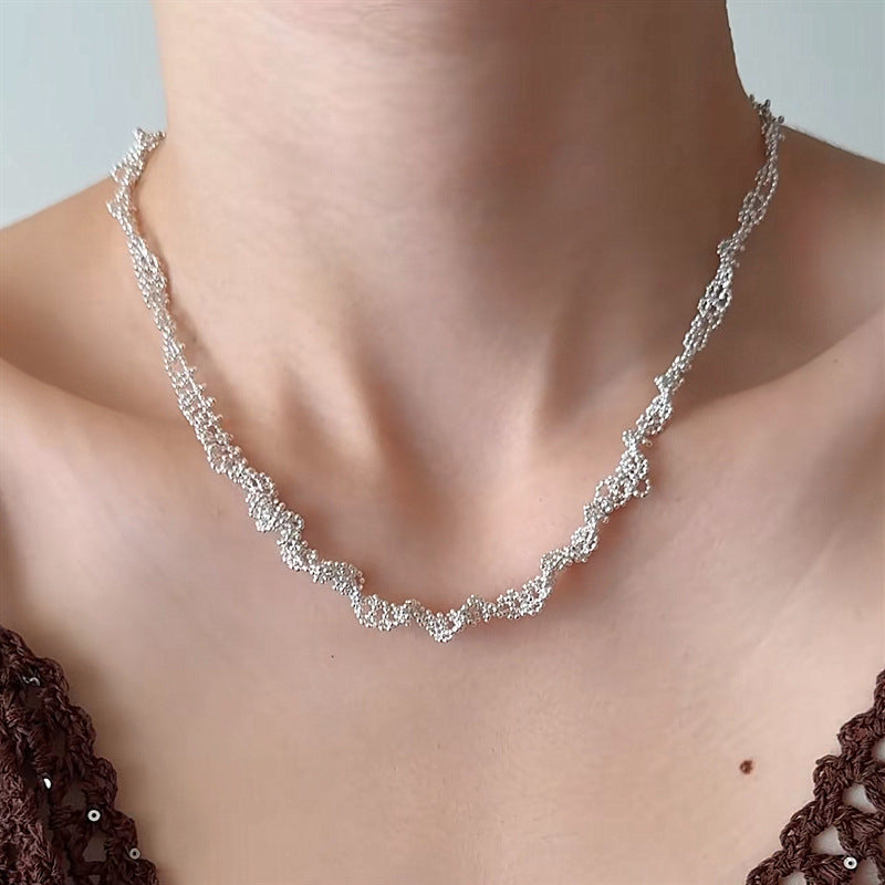 Long Style Woven Cotton Multiple Ways To Necklace