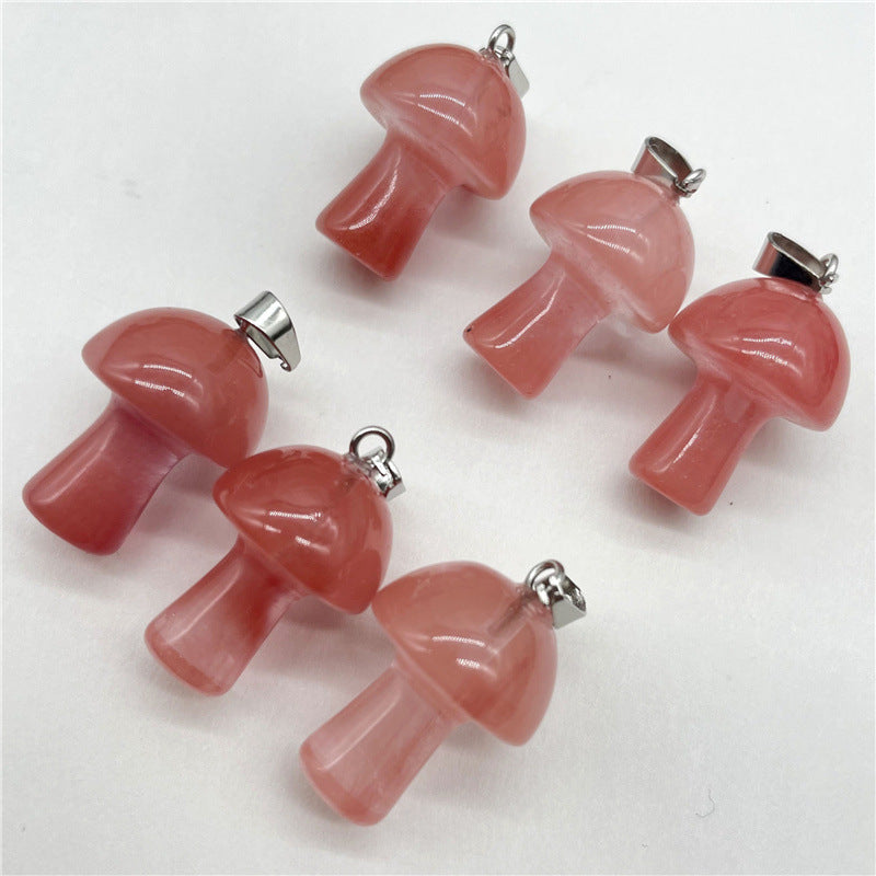 Fashion Natural Crystal Stone Mini Small Pendant