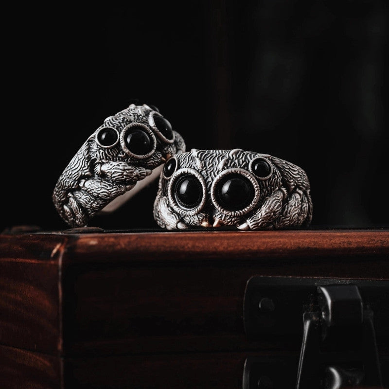 Jumping Spider Creative Animal Opening Adjustable Rings