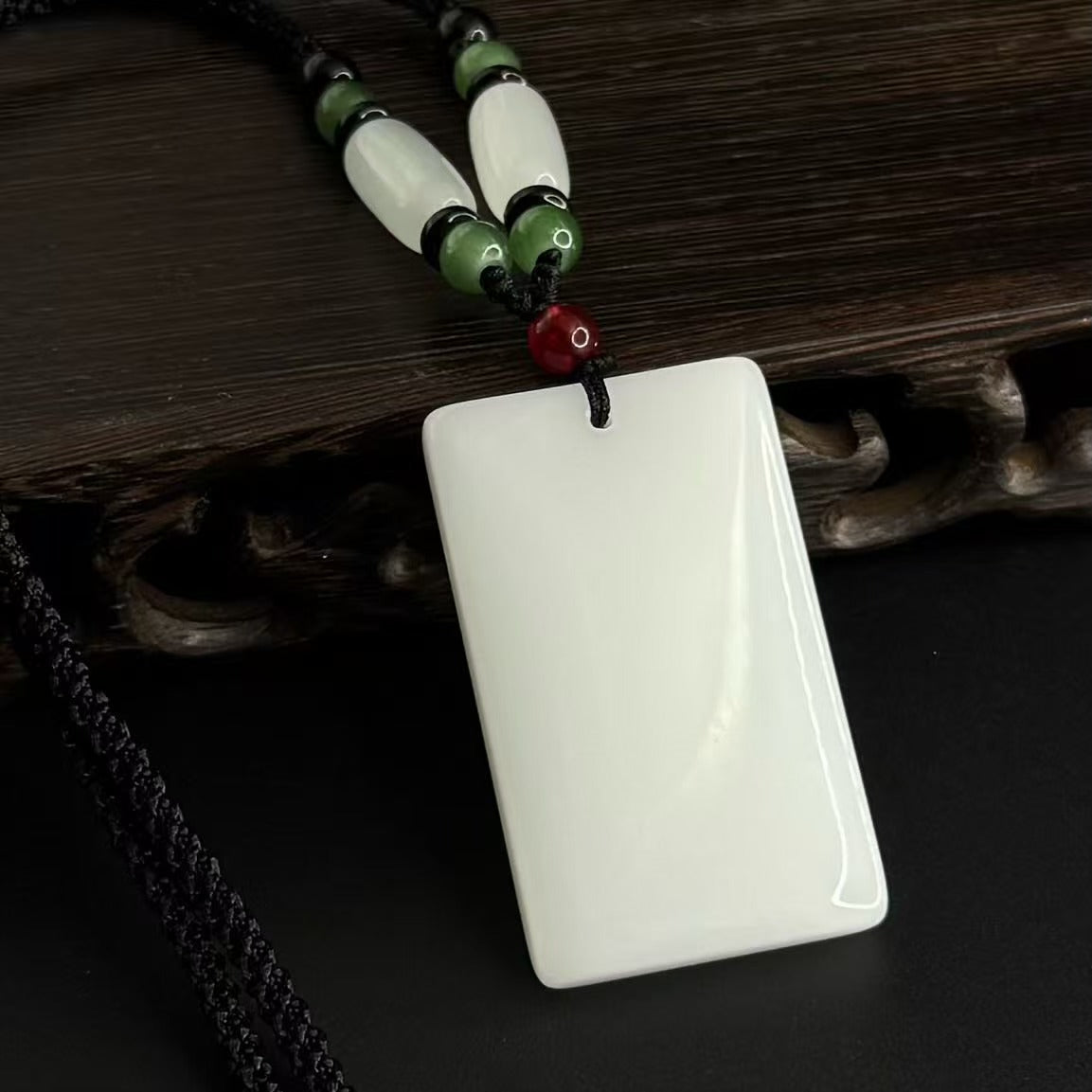 Jade Ethnic Style Clear Water Fine Material Auspicious Cloud Lucky Pendants