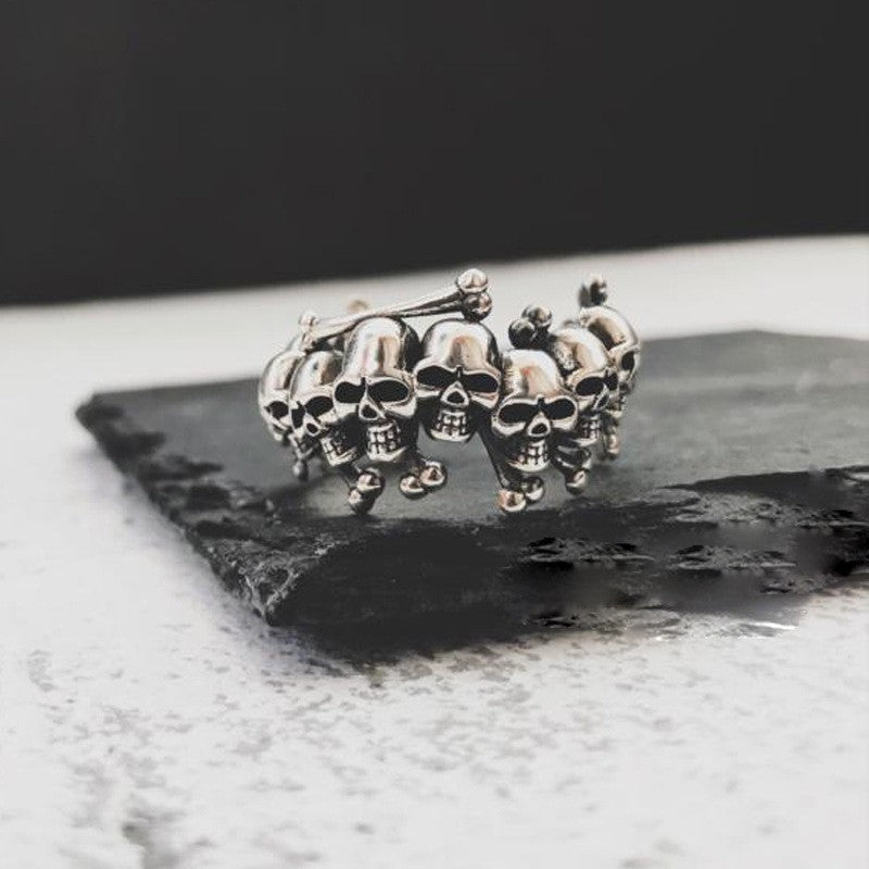 Skull Male Rock Gothic Punk Gift Ring