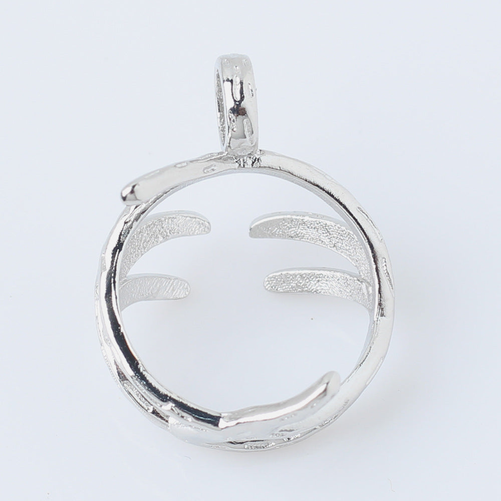 Beads Holder Large Single Eardrop Frame Lucky Exquisite Universal Pearl Pendant