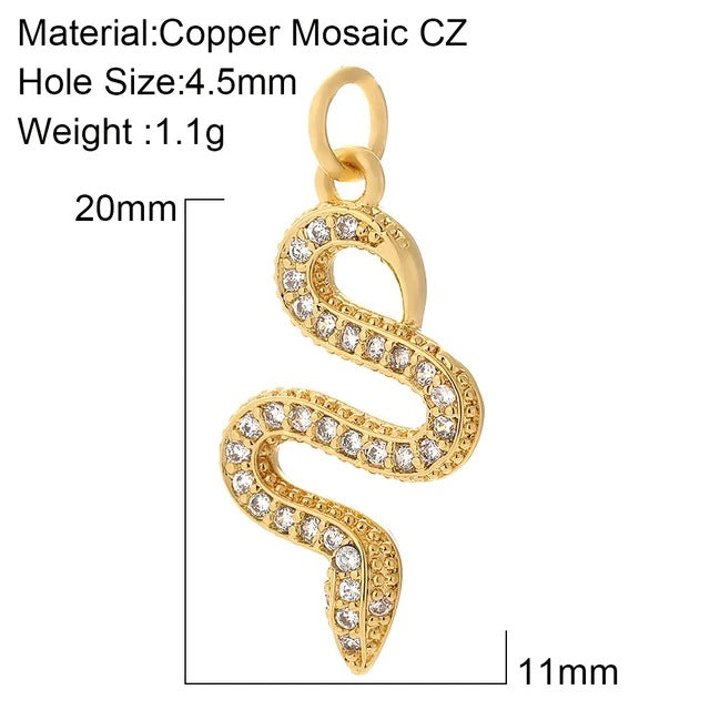 Cherry Bee Copper Animal Plant Golden Pendant