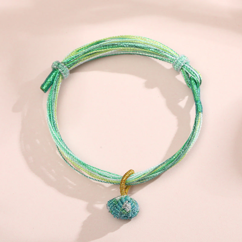 Dragon Boat Festival Colorful Rope Carrying Strap Handmade Braided Adult Bracelet