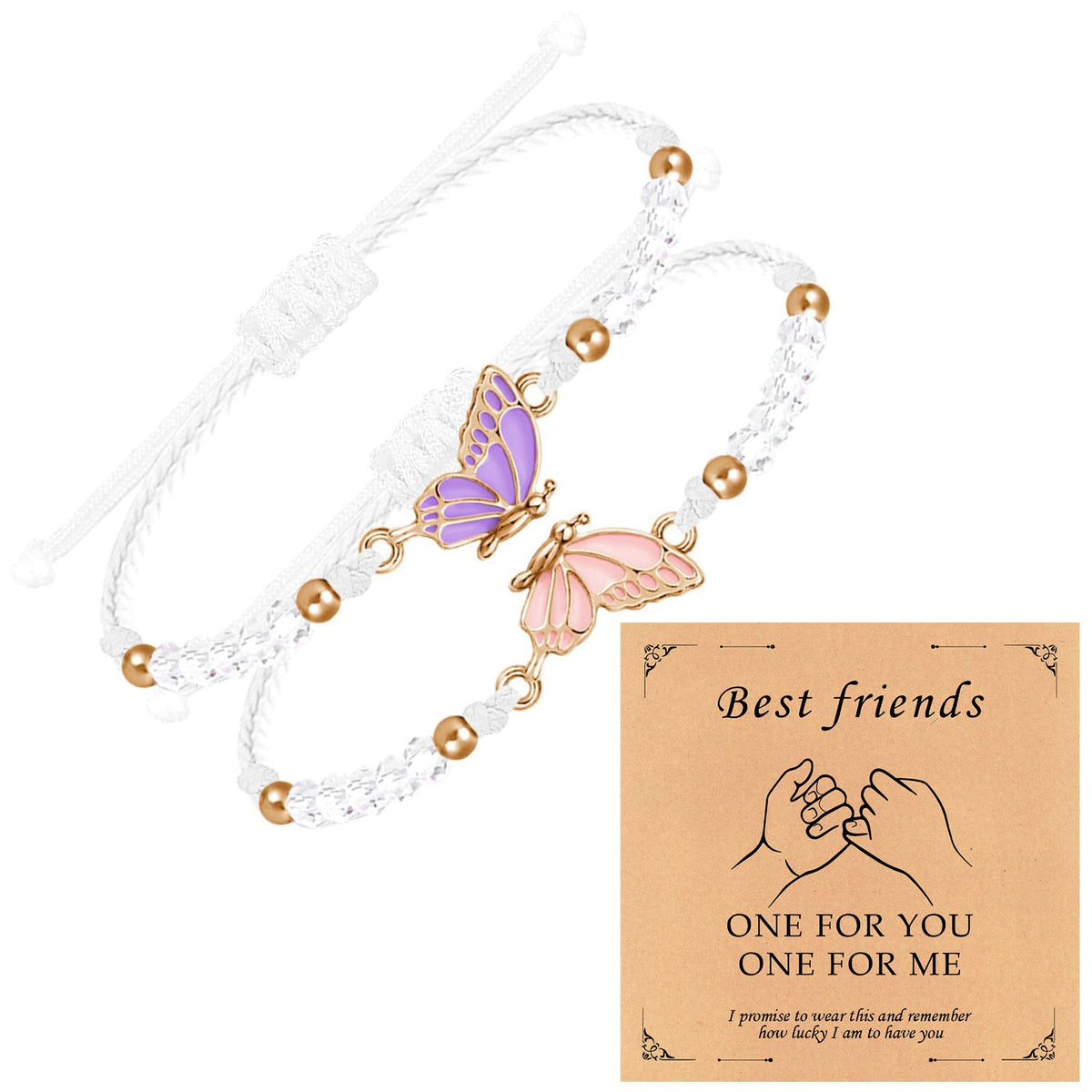 Couple Friendship Gift Flat Knot Woven Adjustable Color Wax Bracelet