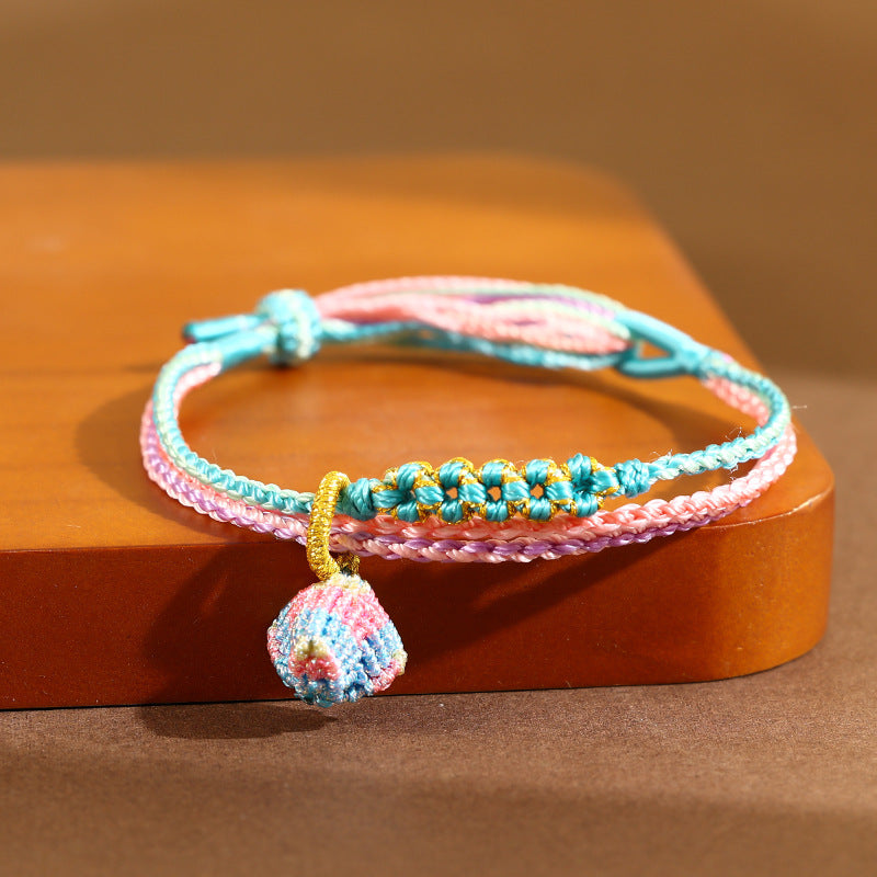 Dragon Boat Festival Colorful Rope Carrying Strap Handmade Braided Adult Bracelet