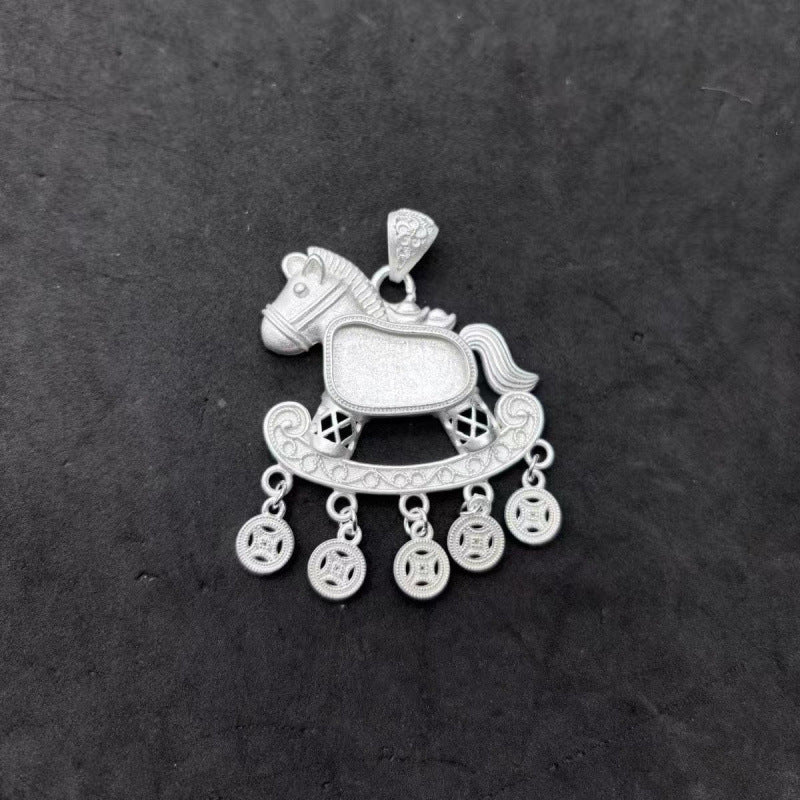 Miao Sier Eardrop Frame Vintage Base Support Handmade Ethnic Pendant