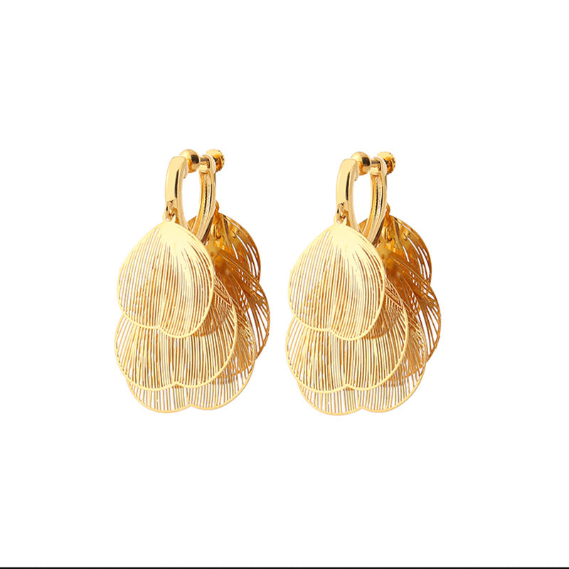 Flexible Butterfly Wing Tassel Light Luxury Temperament Love Ear Clip