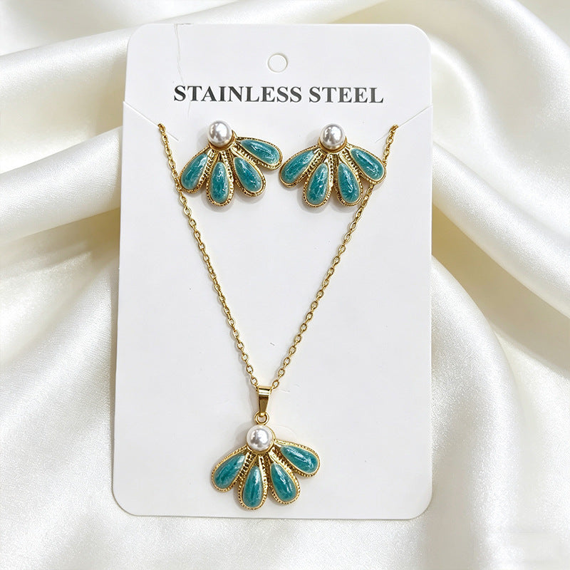Stainless Steel Enamel Titanium Fashion Personality Necklaces