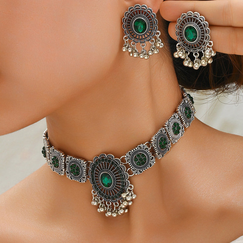 Popular Ornament Vintage Ethnic Style Gemstone Necklaces