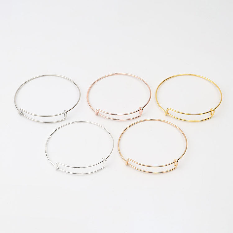 Movable Push Pull Quality Adjustable Steel Bracelet