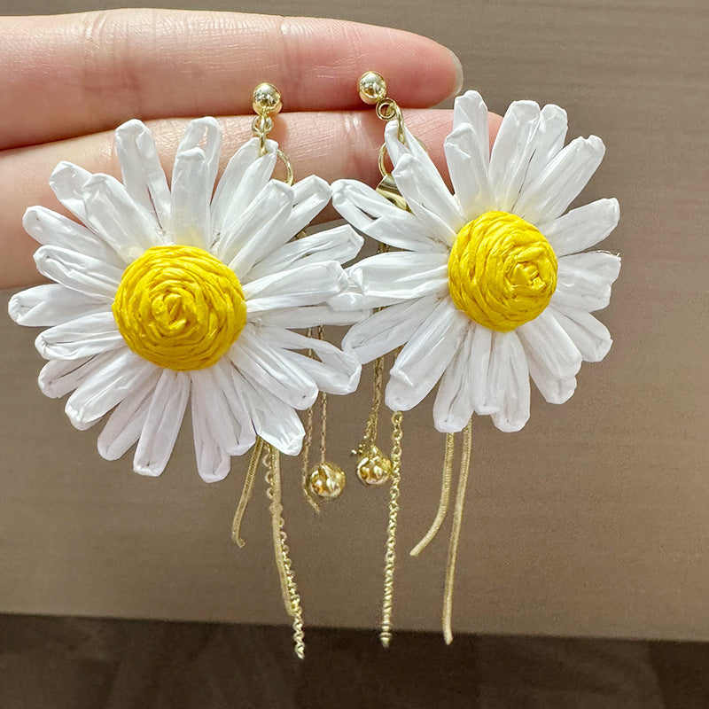 Tassel Chain Long Flexible Gentle Exquisite Earrings