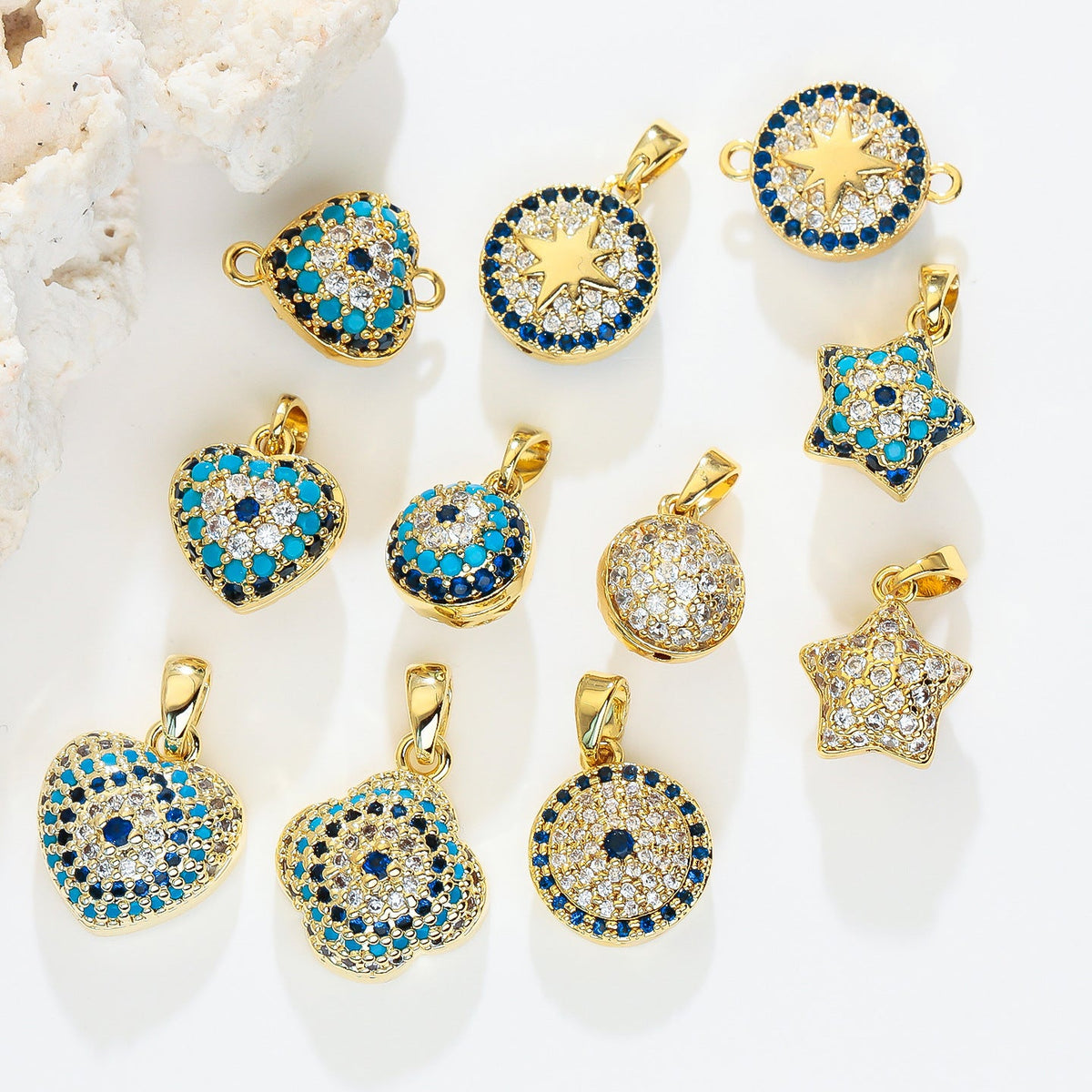 Fashion Retro Weird Devil Eye Single Pendants