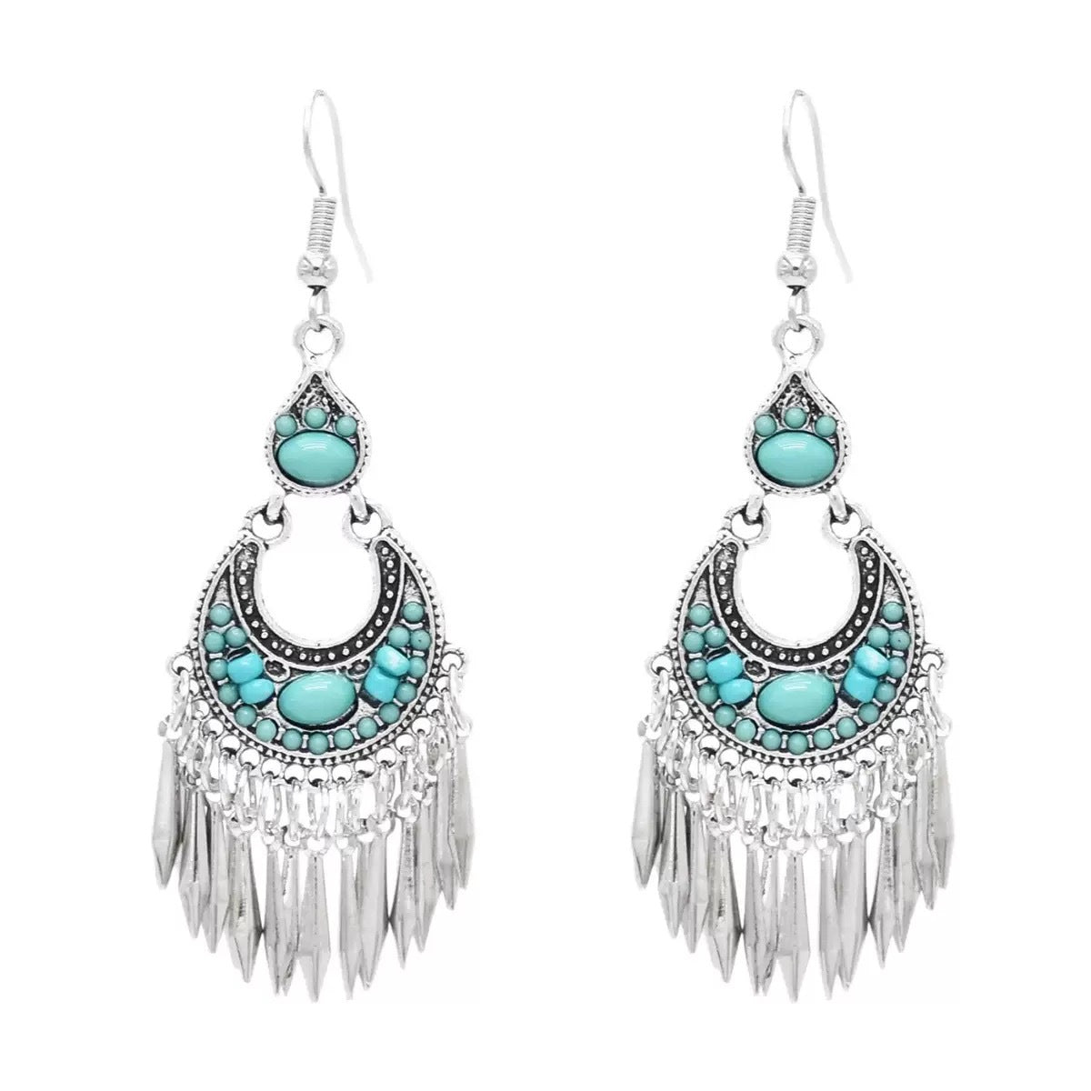 Style Vintage Fashion Bohemian Long Tassel Earrings