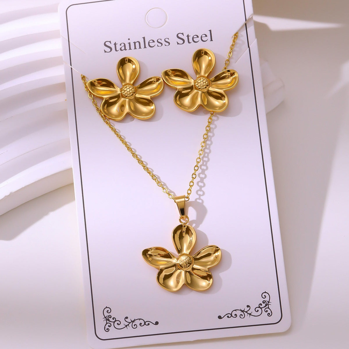 Hydraulic Suit Butterfly Love Irregular Personality Jewelry Set