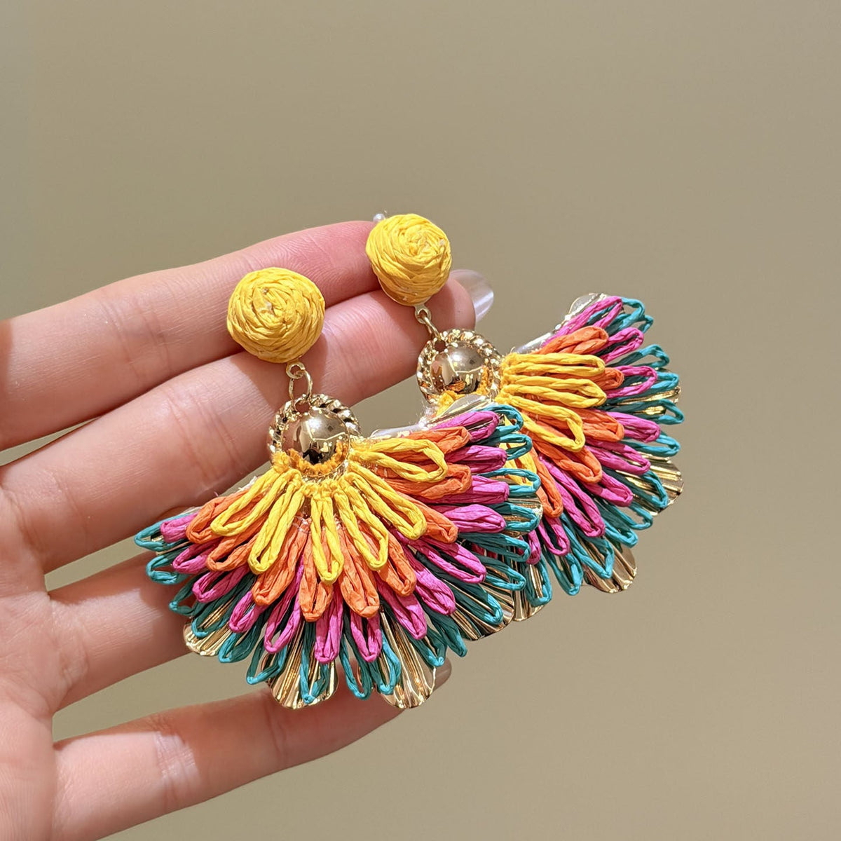 Beach Travel Vacation Style Bohemian Ear Ethnic Tassel Light Luxury Earrings