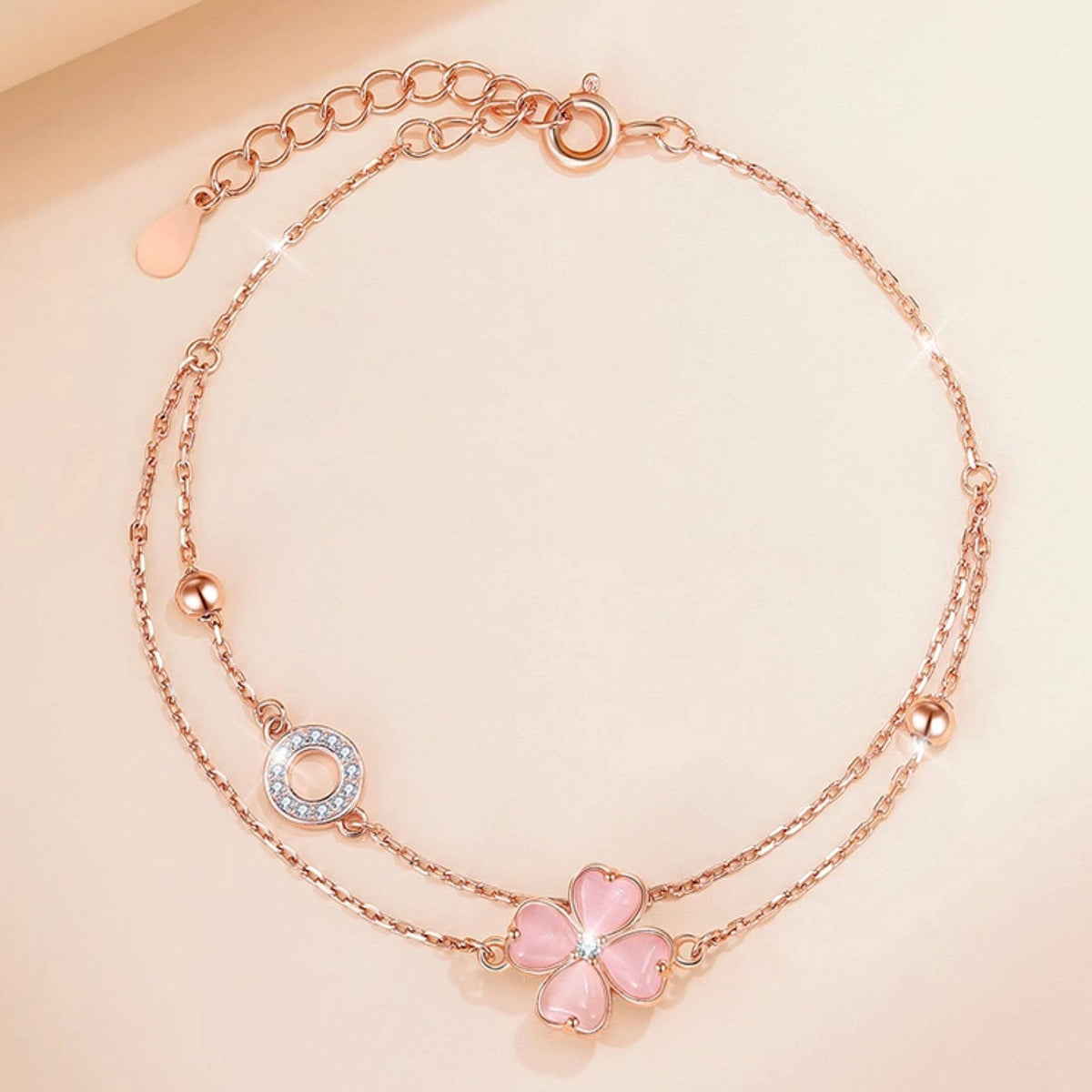 Clover Female Light Luxury Minority Design High-grade Bracelet