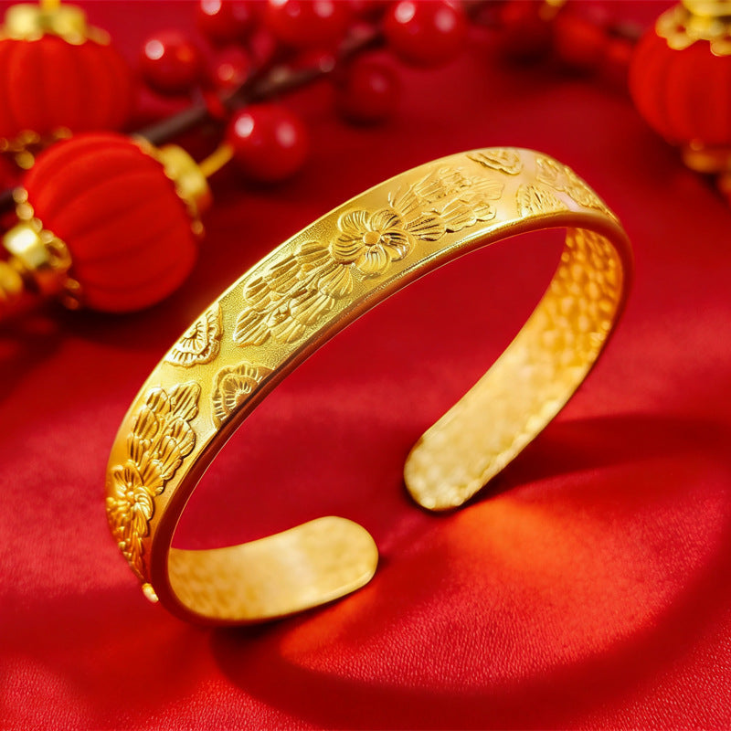 Streaming On Alluvial Heart Sutra Female Starry Sky Simple Opening Bracelets