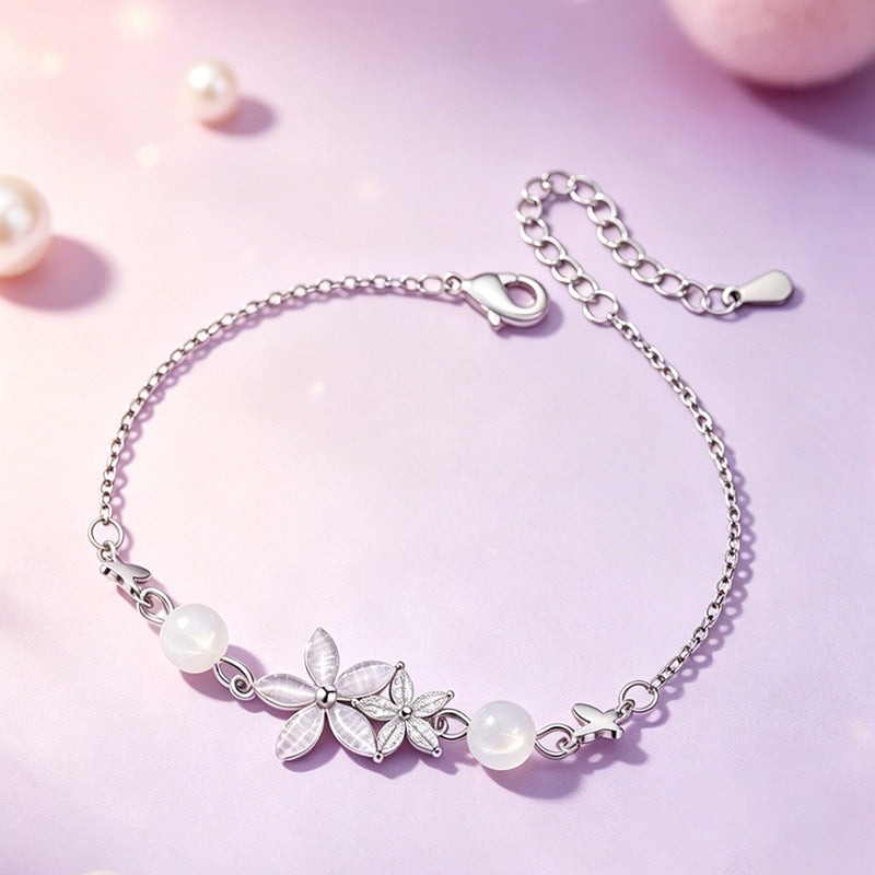 Opal Flower Butterfly Light Luxury Sweet Bracelets