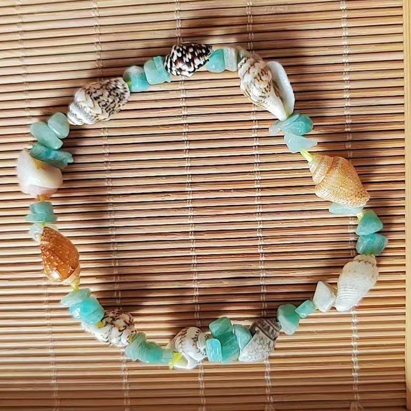 Ocean Style Natural Gravel Shell Conch Small Bracelet