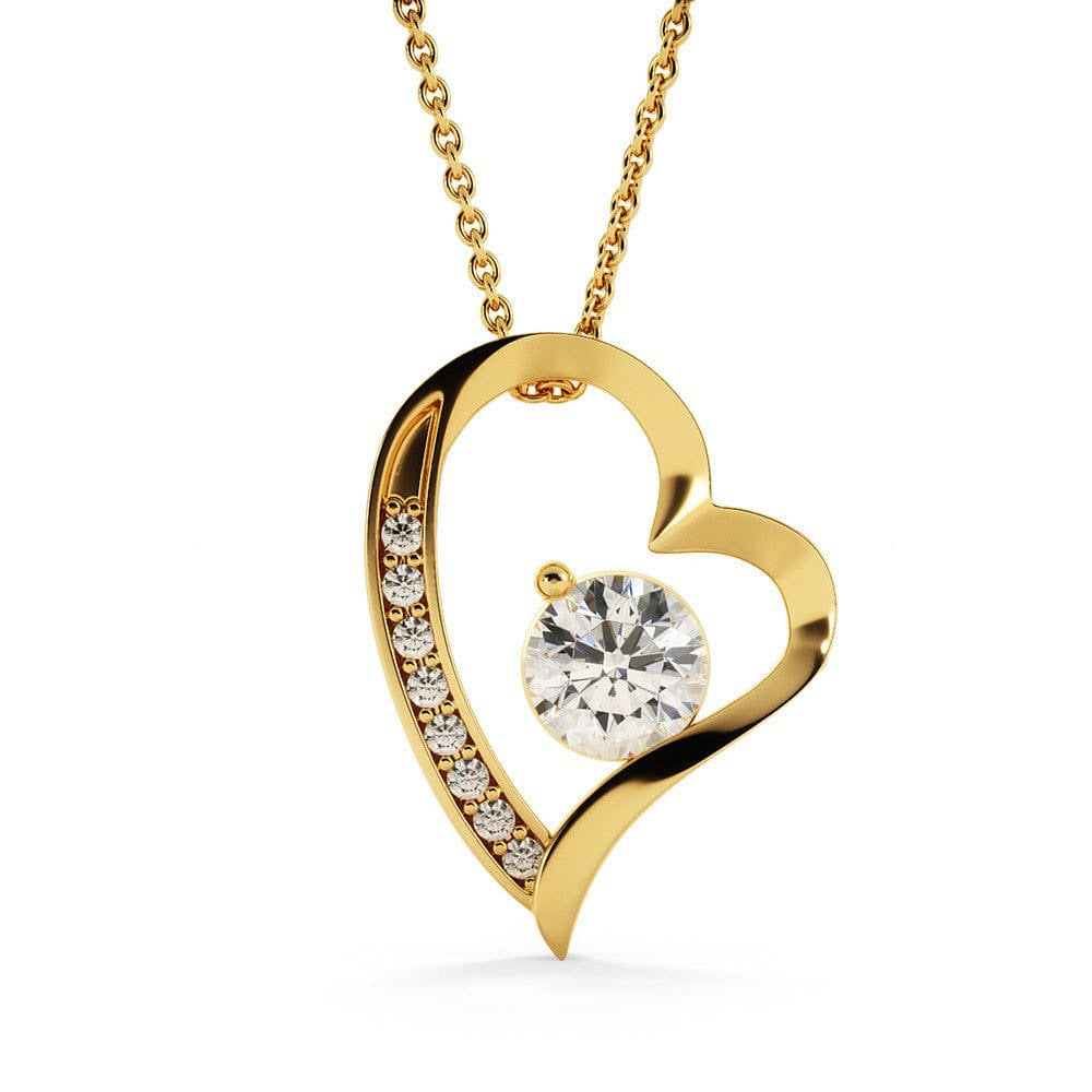 Heart Of Eternity Zircon Love Long High Luxury Steel Pendant