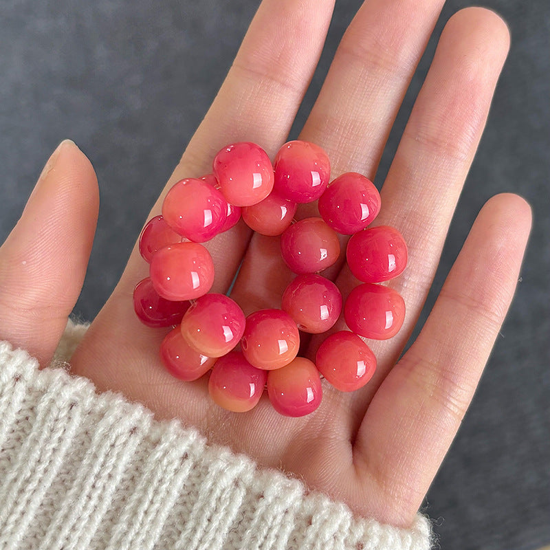 Women's & Men's Bead Hand Toy Seed Retro Style Pliable Temperament Bracelet