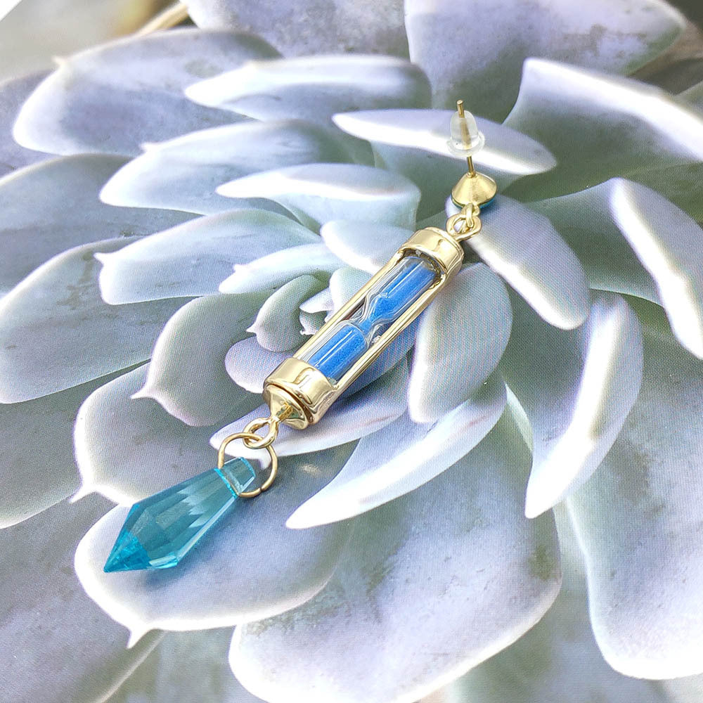 Notes Hourglass Peripheral Creative Crystal Quicksand Ear Clip