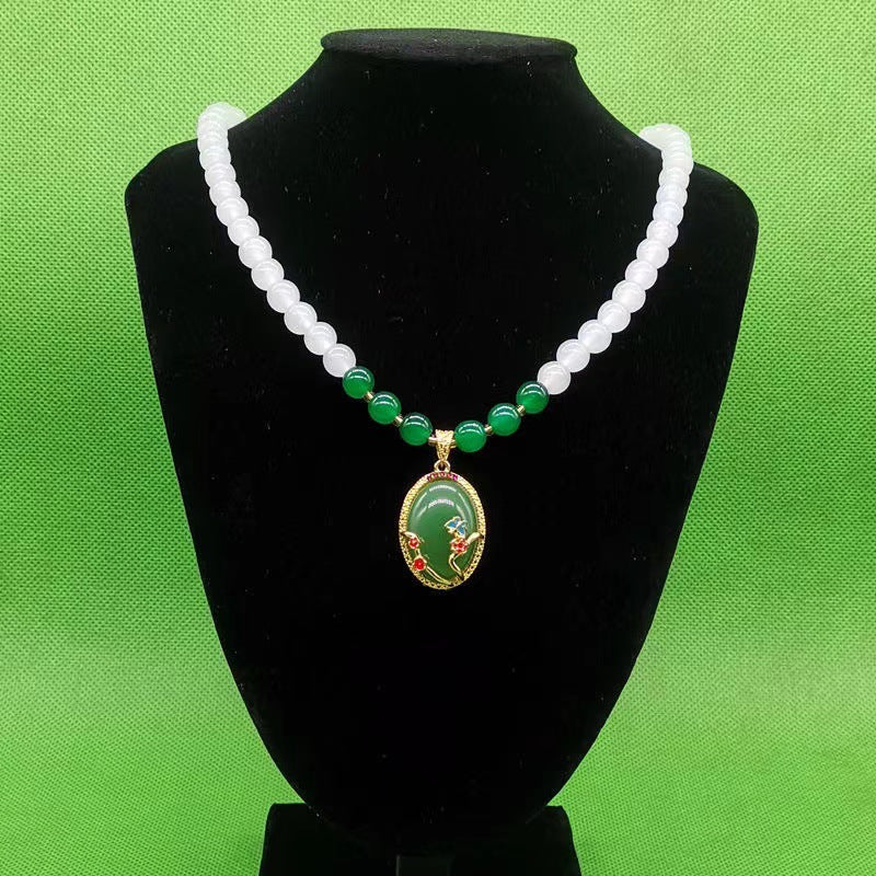 Women's Korean Simple To Give Mom Mother's Day Gift Live Necklaces