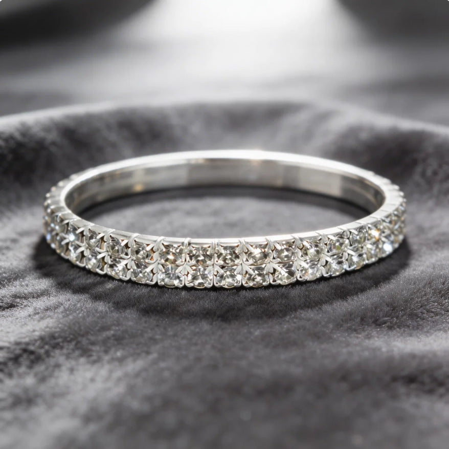 Fashion Bridal Zircon Shiny Rhinestone Wedding Formal Bracelets