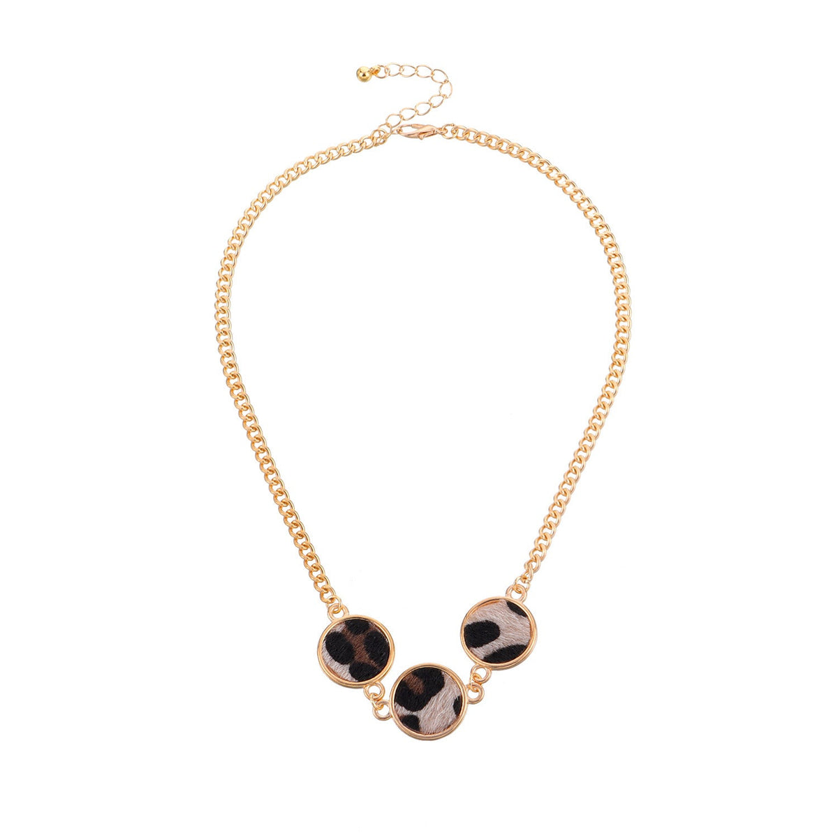 Fashion Leopard Print Wafer Trend Female Necklaces