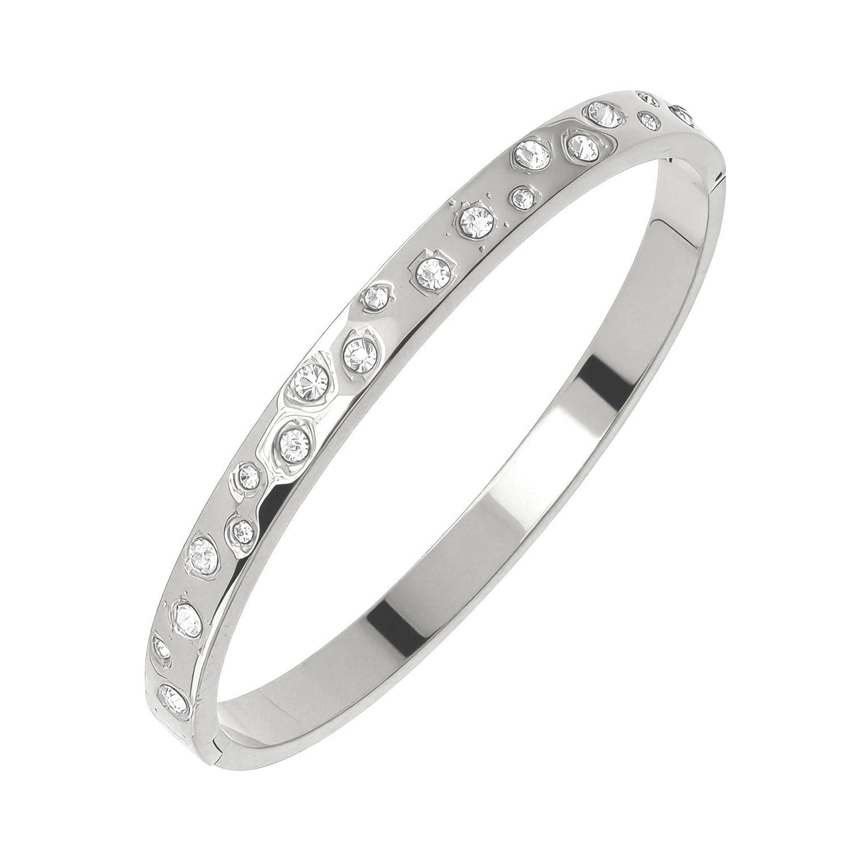 Open Stainless Steel Hydraulic Light Luxury High-grade Exaggerated Design Sense Bracelets