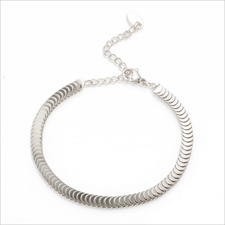 Steel High-grade Four-leaf Clover Female Simple Bracelets