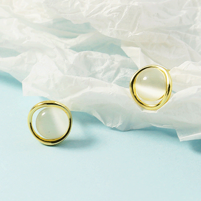 Korean Style Sense Of Design Niche Stud Earrings