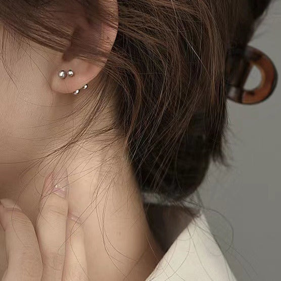 Steel Alloy No Need To Take Off Stud Earrings