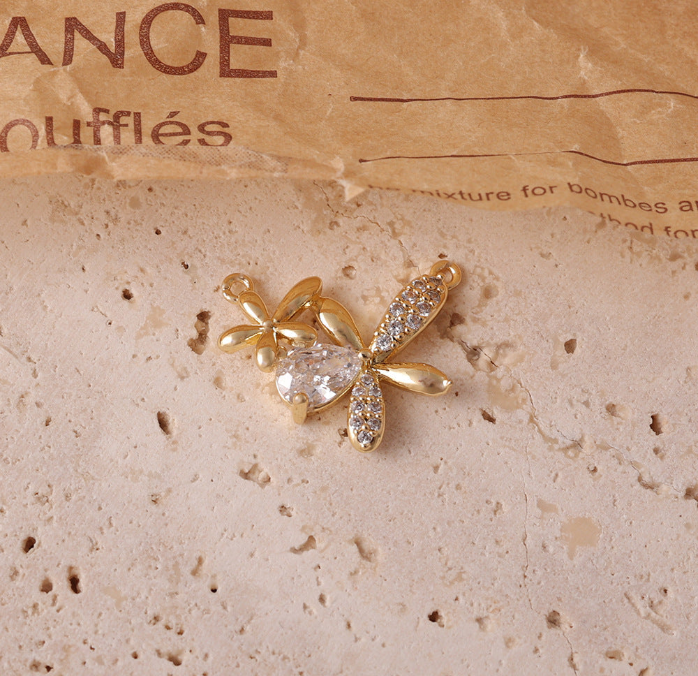 Fashion Commuter Light Luxury Dragonfly Design Pendant