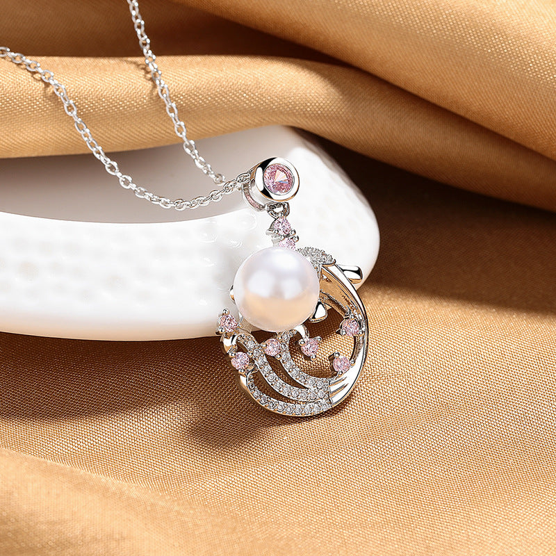 Koi Female Classical Temperament Micro Inlaid Zircon Chinese Pendant