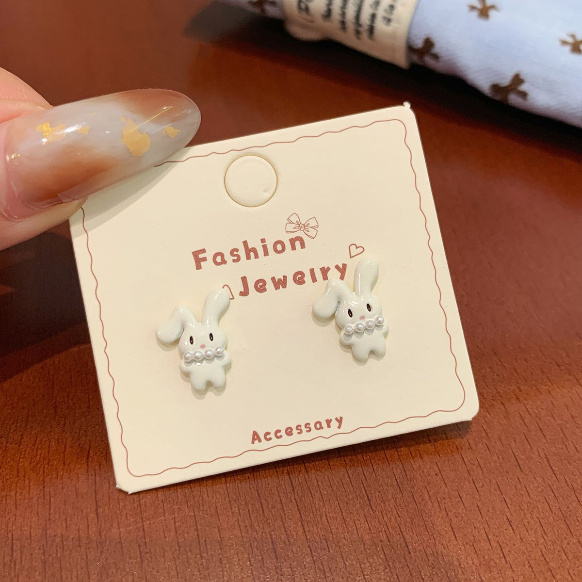 Colorful Fruit Cat Female Sier Needle Cartoon Cute Sweet Design Rings
