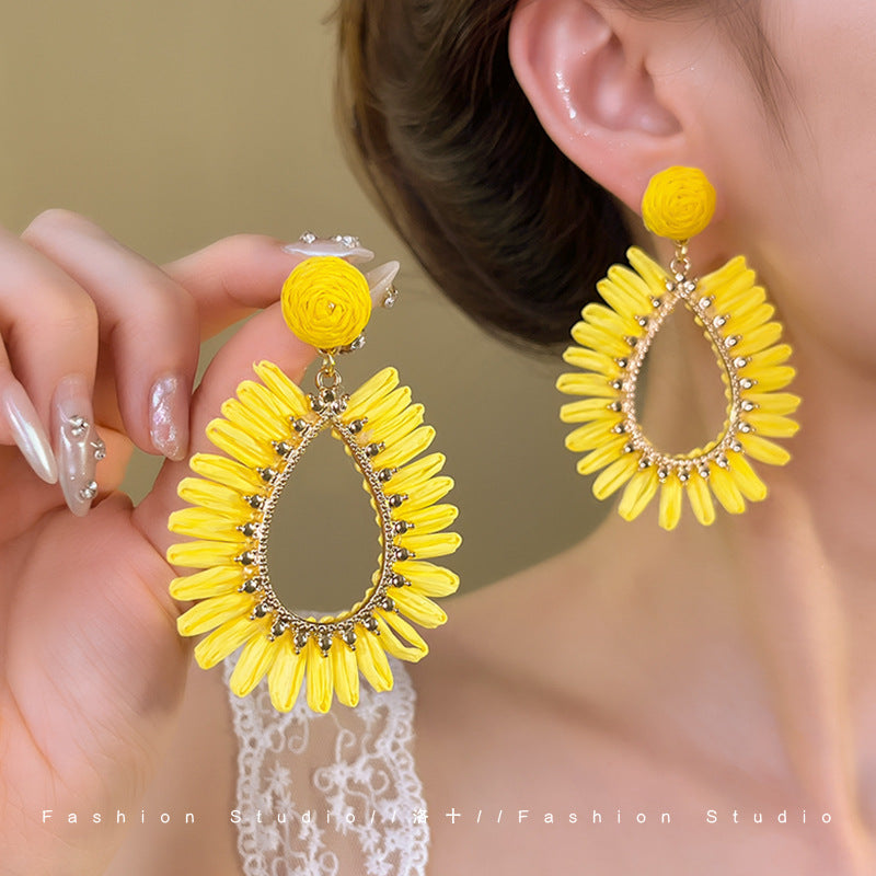 Beach Travel Vacation Style Bohemian Ear Ethnic Tassel Light Luxury Earrings