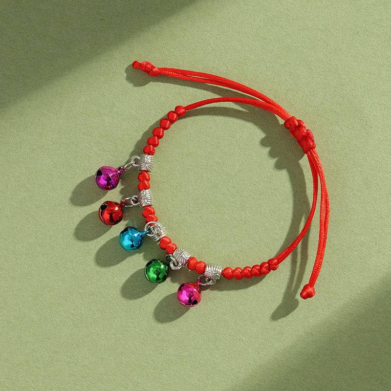 Dragon Boat Festival Hand-woven Fu Lock Red Rope Bracelets