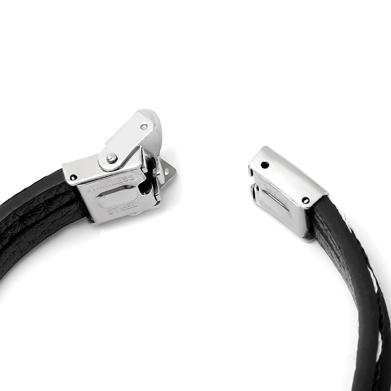 Simple Versatile Creative Titanium Steel Couple Korean Fashion Personality Hand Bracelets