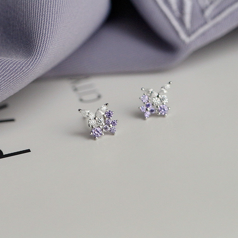 Butterfly For Light Luxury Minority High Stud Earrings