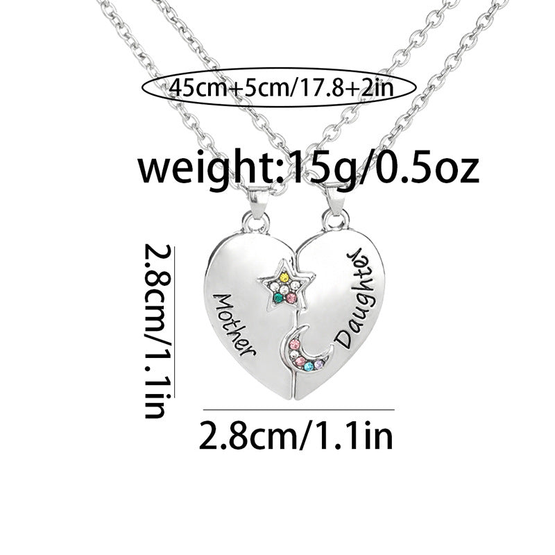 Graceful Creative Mother's Day Gift Heart-shaped Necklaces