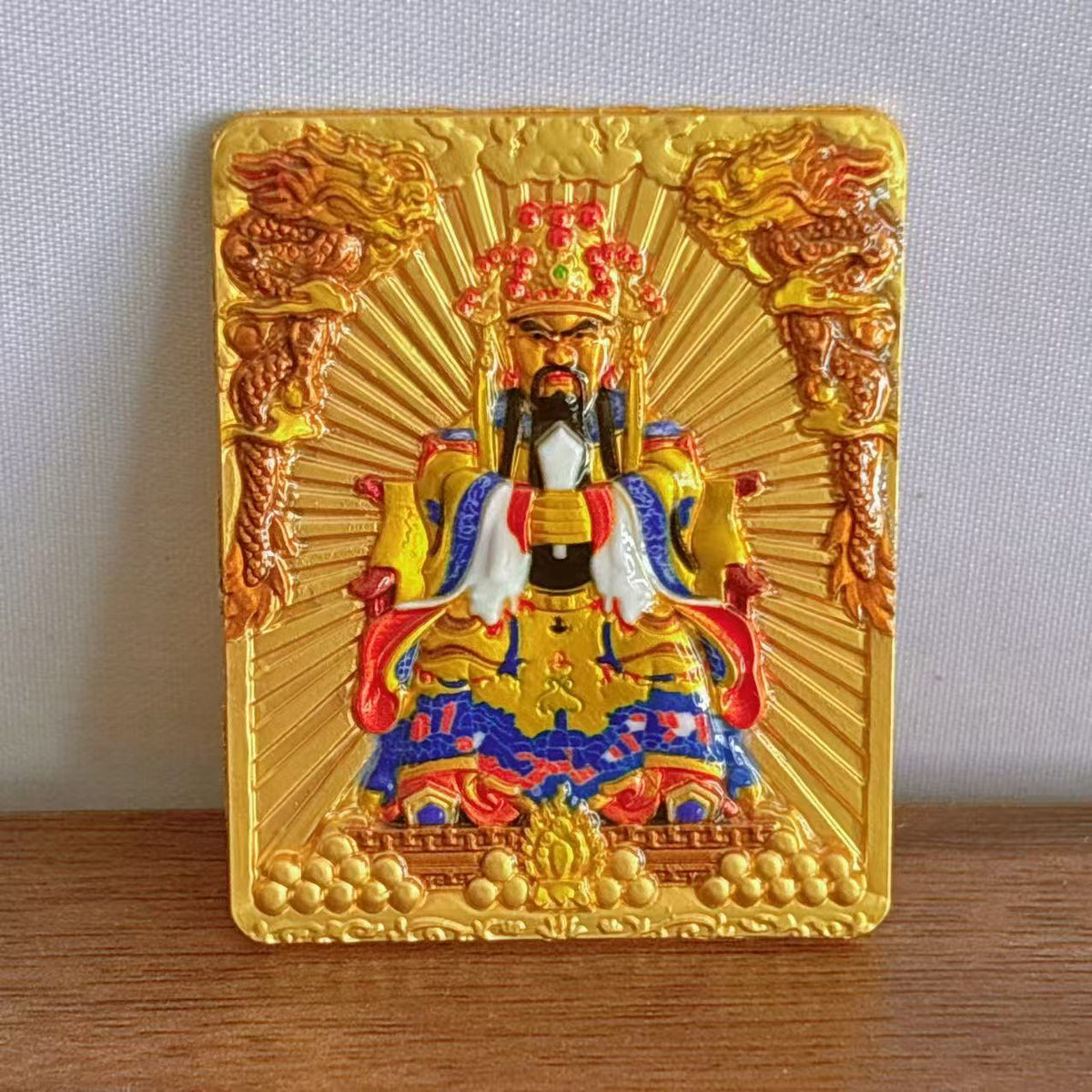 Tibetan Three-dimensional Relief Five Master Eight Guards Painting Pendants