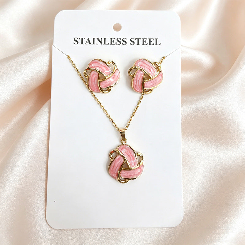 Stainless Steel Enamel Titanium Fashion Personality Necklaces