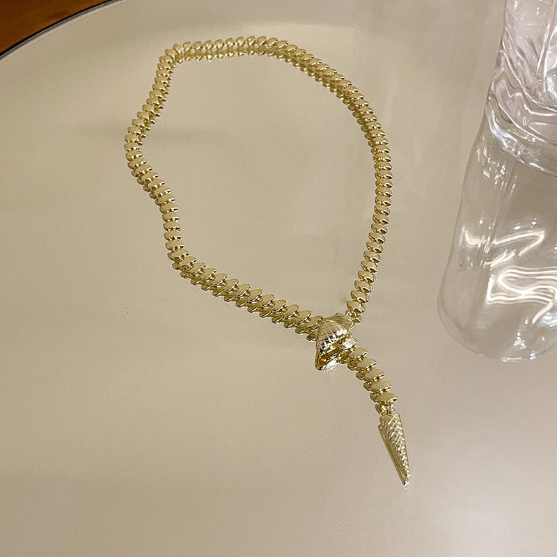 Elegant Sweater Chain Design Light Luxury Necklaces